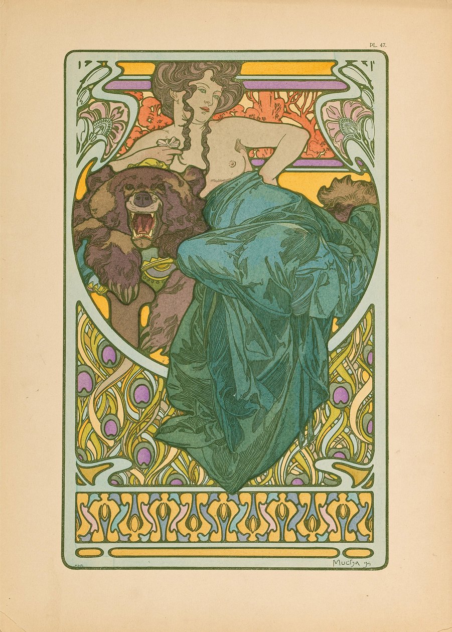 Documents Décoratifs, 1902 door Alfons Marie Mucha