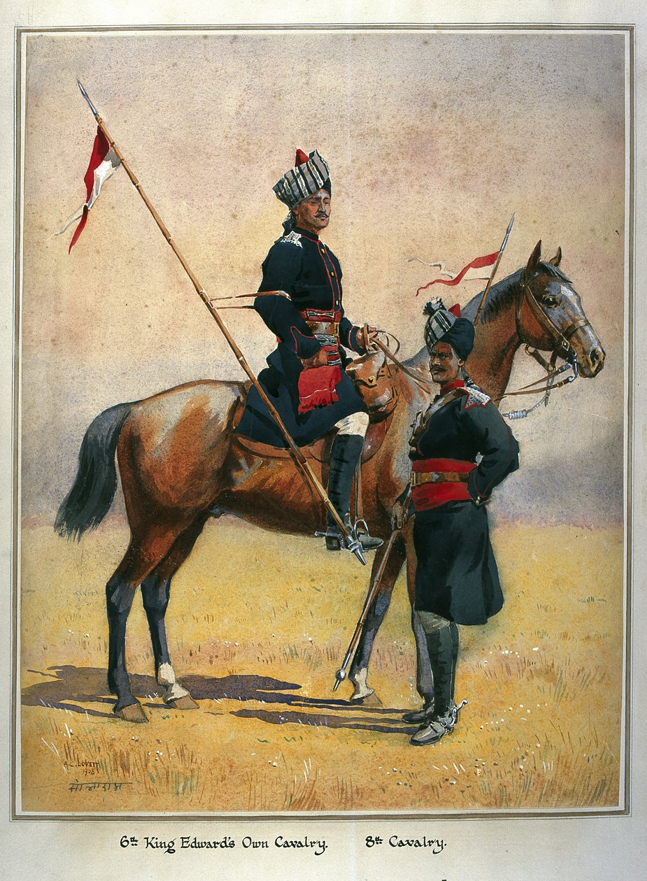 Soldaten van de 6e Edward