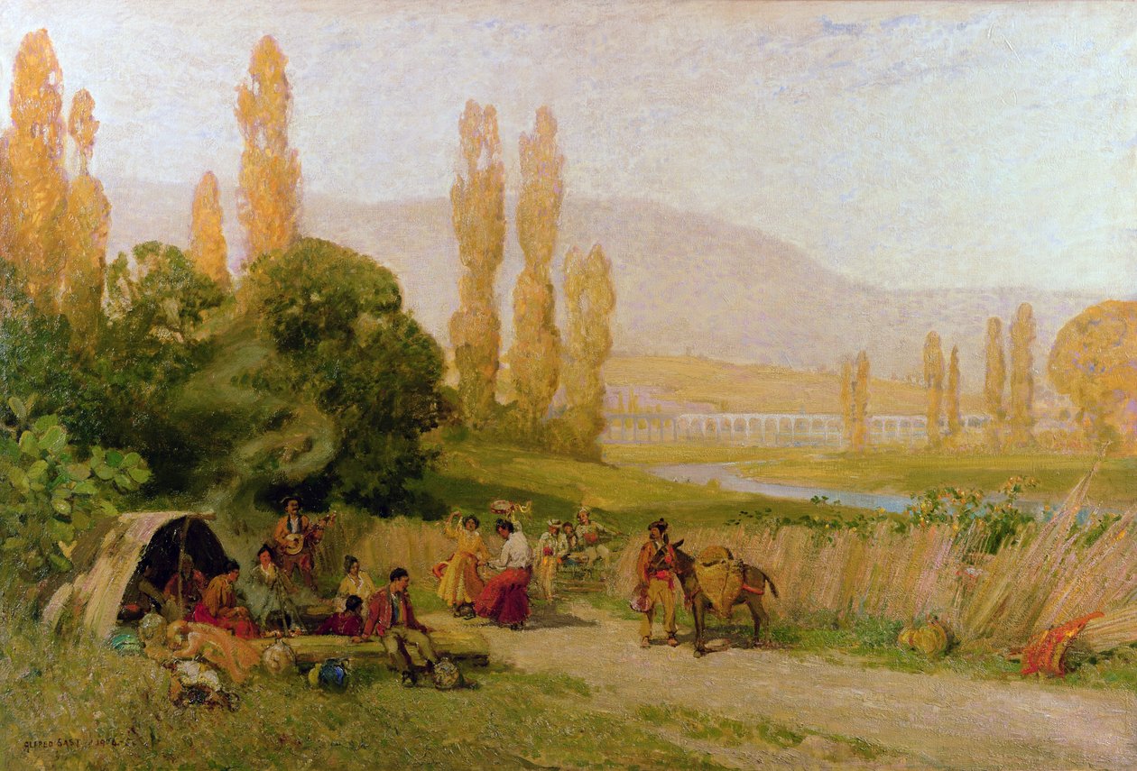 Algeciras, 1904 door Alfred East