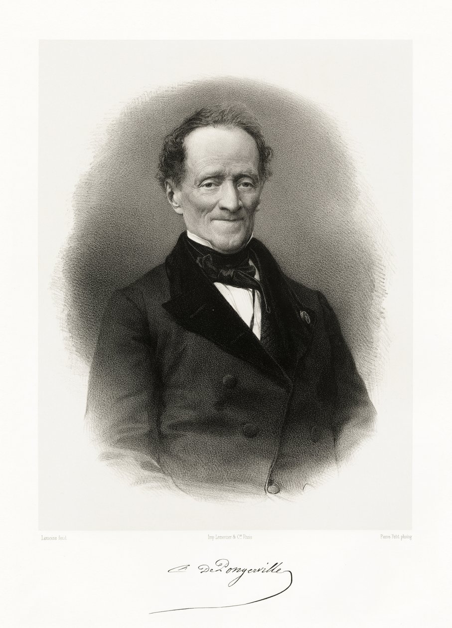 Jean Baptiste Antoine Aimé Sanson de Pongerville door Alfred Lemoine