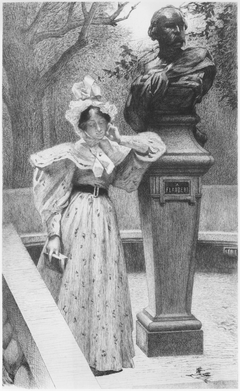 Emma Bovary, frontispice, illustratie uit 