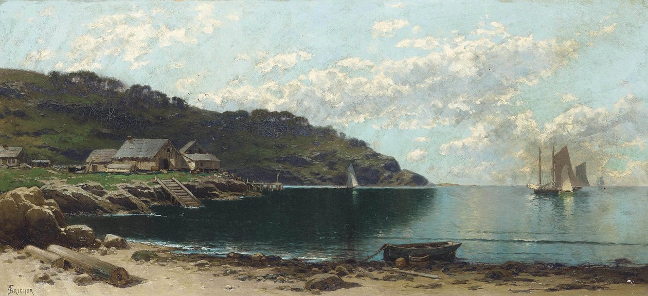 Aan de Kust van Maine door Alfred Thompson Bricher