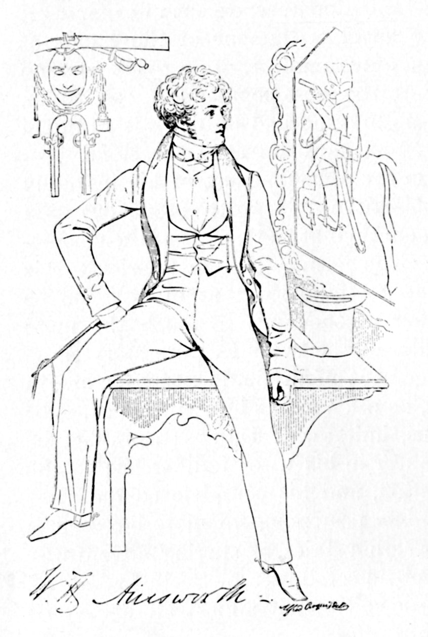 William Harrison Ainsworth door Alfred Crowquill