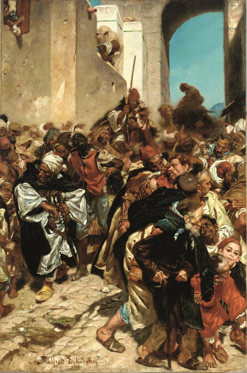 De Marokkaanse Gevangenen door Alfred Dehodencq