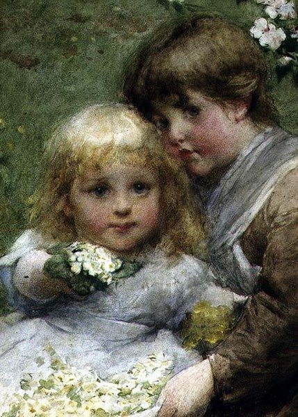 Lente Offer door Alfred Edward Emslie