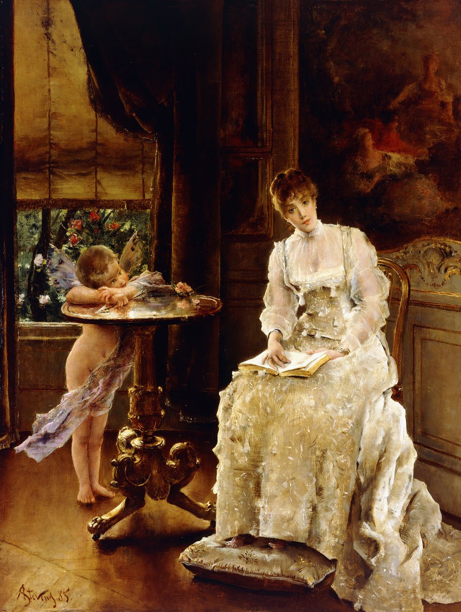 Boodschapper van de Liefde door Alfred Emile Stevens