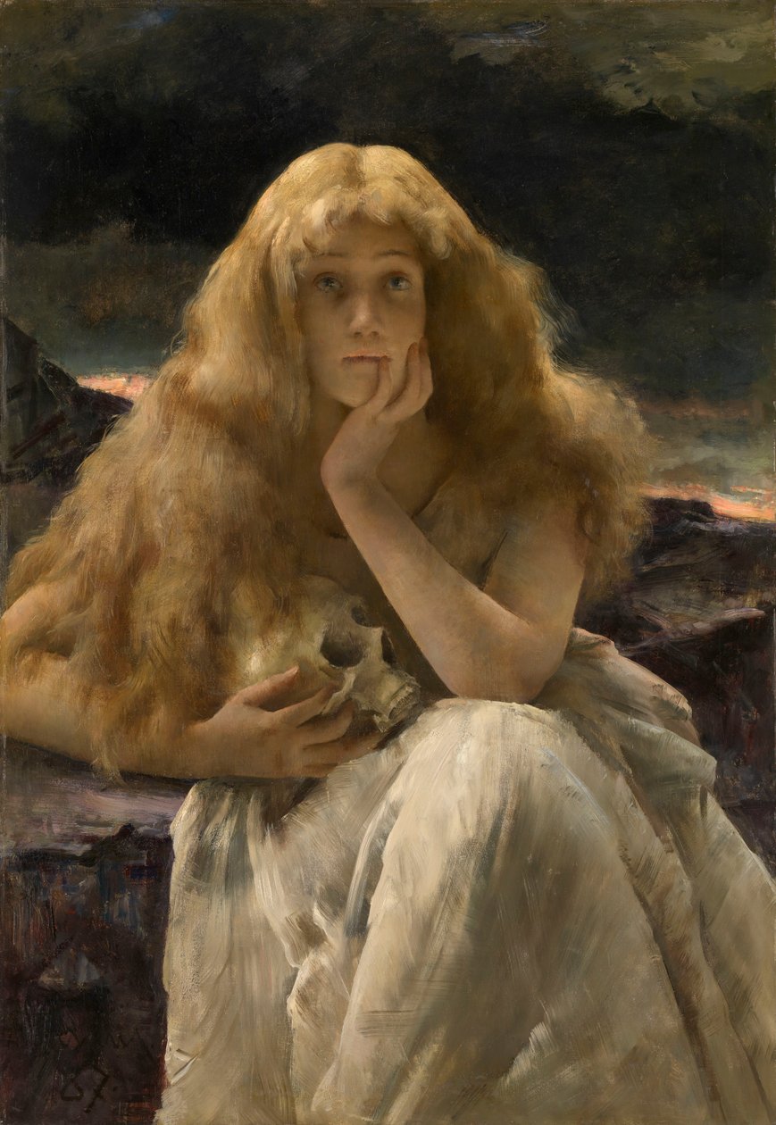 Maria Magdalena door Alfred Emile Stevens