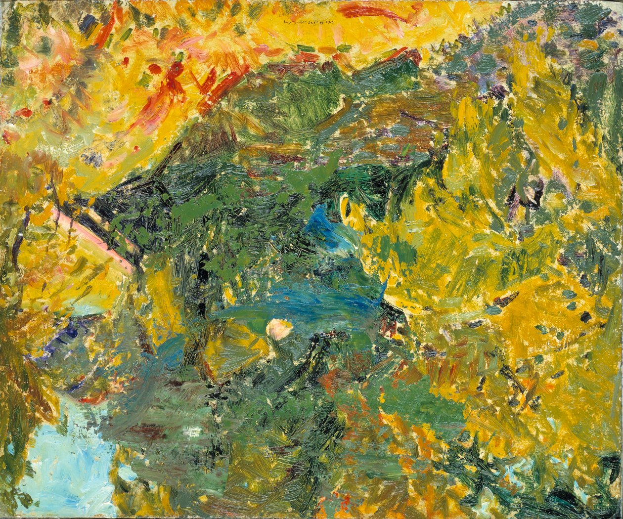 Landschap door Alfred H. Maurer