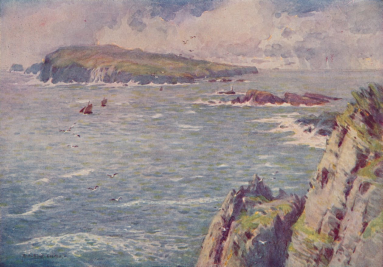 Het Kalf van Man door Alfred Heaton Cooper