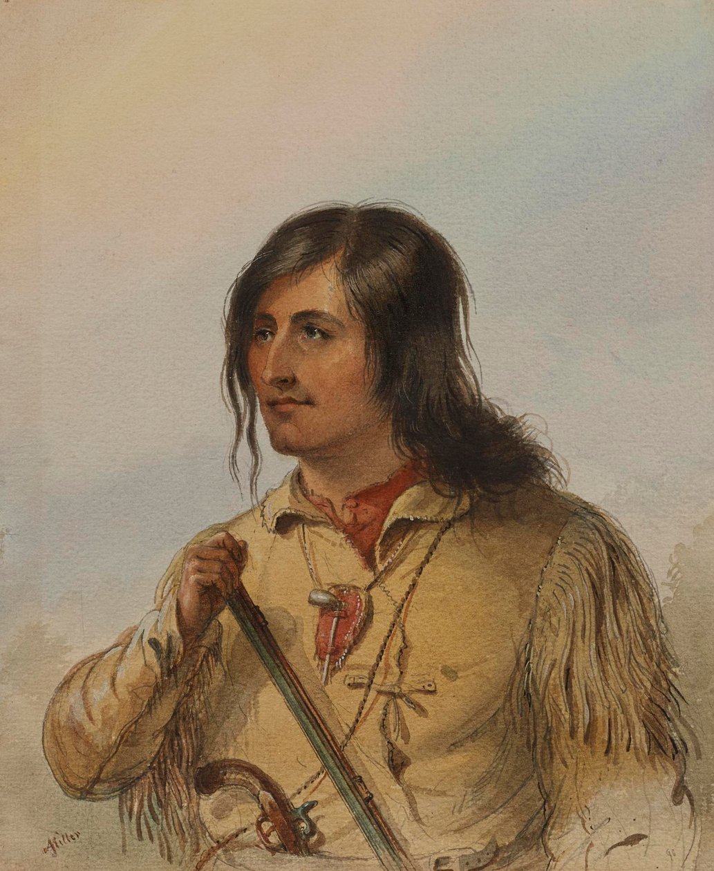 Antoine Clement door Alfred Jacob Miller