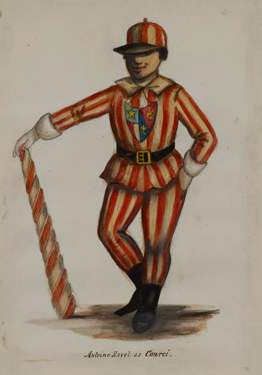 Antoine Ravel als Courci door Alfred Jacob Miller