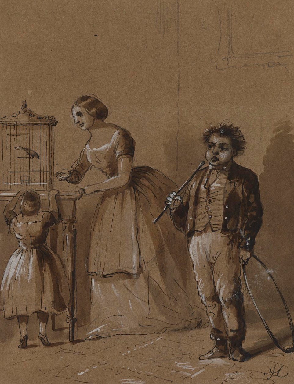 Meningsverschillen door Alfred Jacob Miller