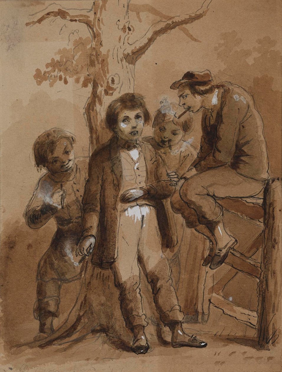 Dronken Sam door Alfred Jacob Miller