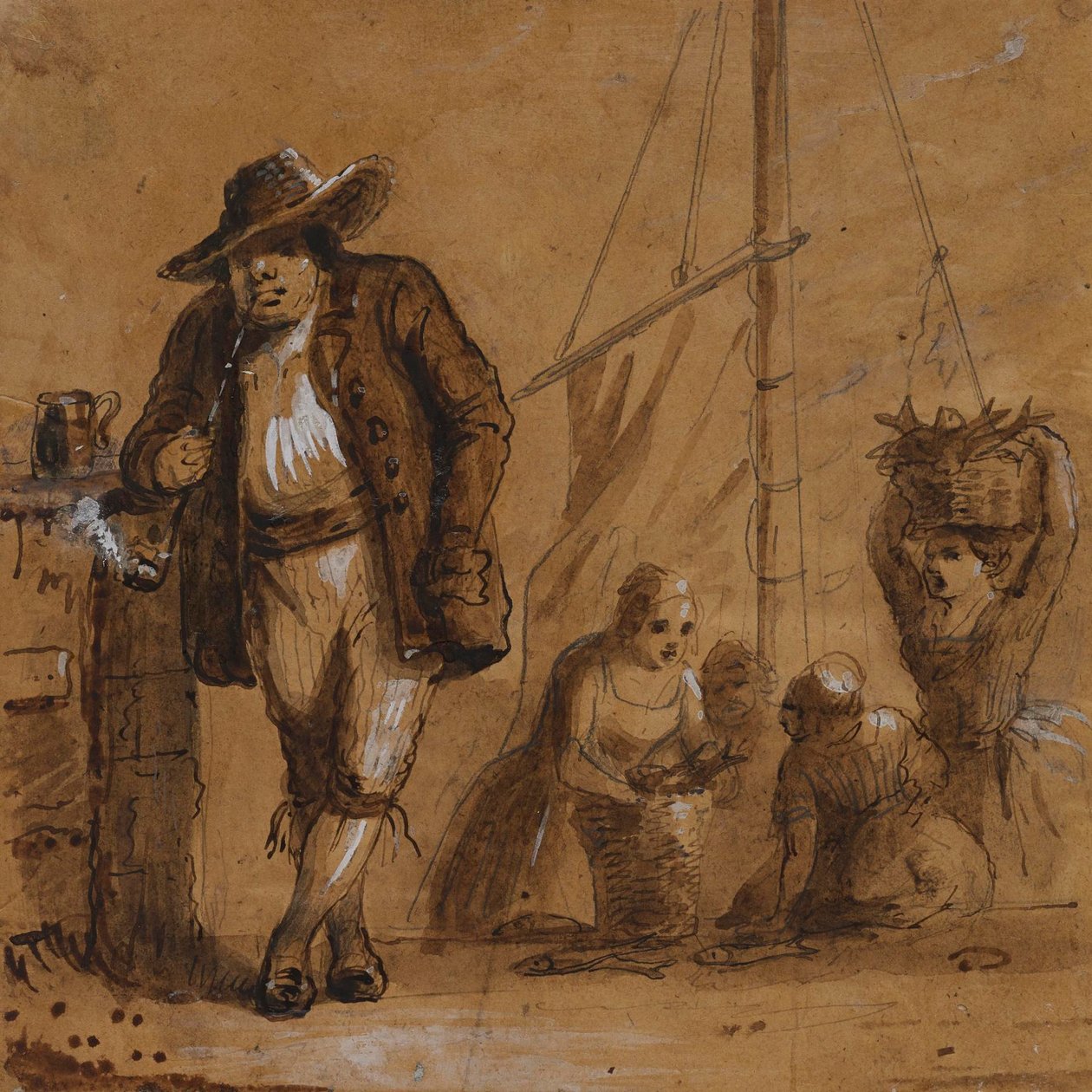 Hans, de Duitser door Alfred Jacob Miller
