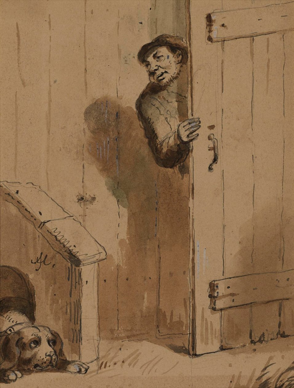 Heb je misschien wat zeep door Alfred Jacob Miller