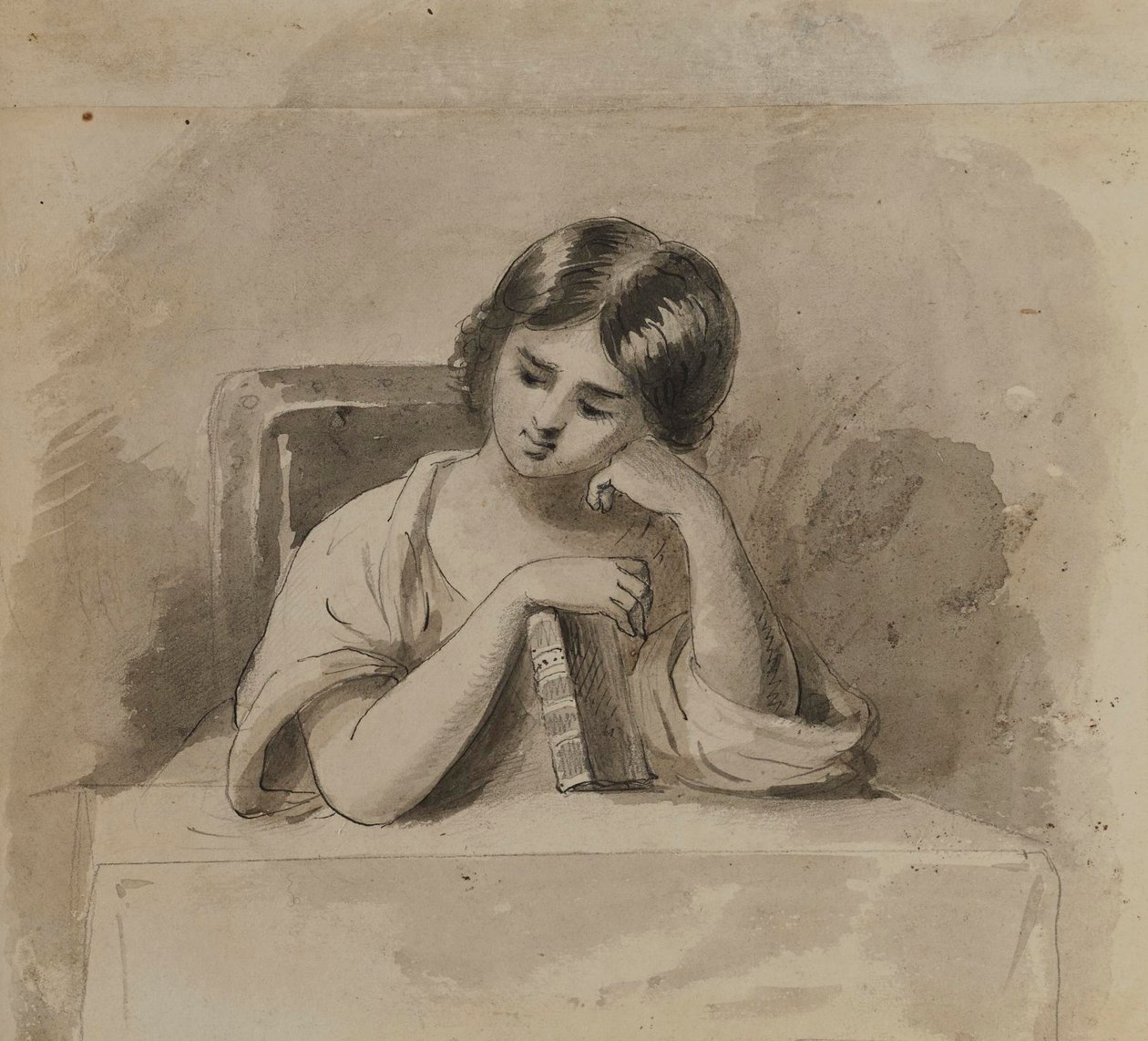 Als er één ding meer is dan een ander door Alfred Jacob Miller