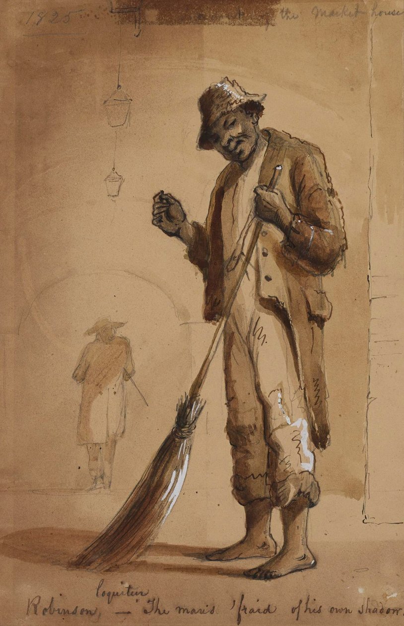 Het incident bij het Markthuis door Alfred Jacob Miller