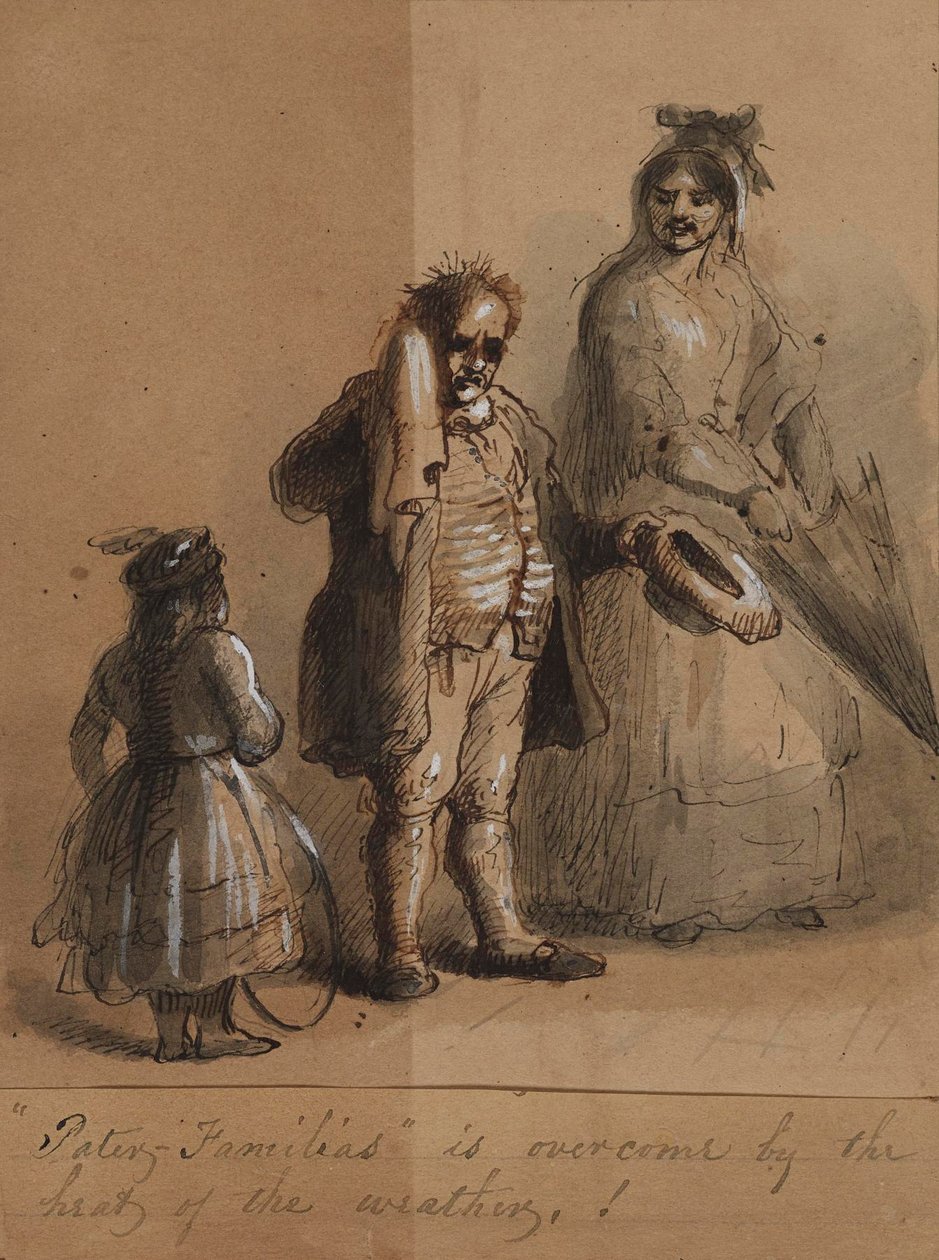 Vader des huizes door Alfred Jacob Miller