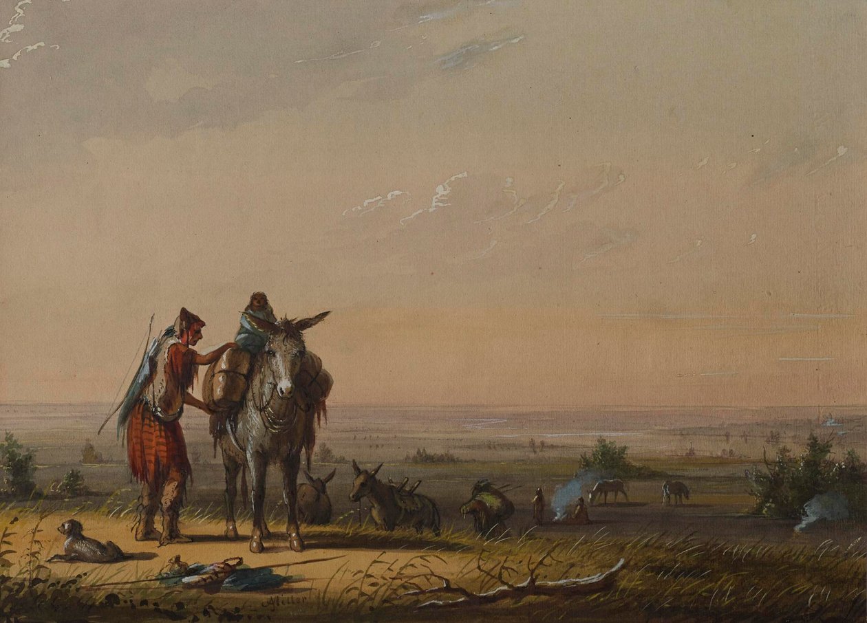 Wortelgravers door Alfred Jacob Miller