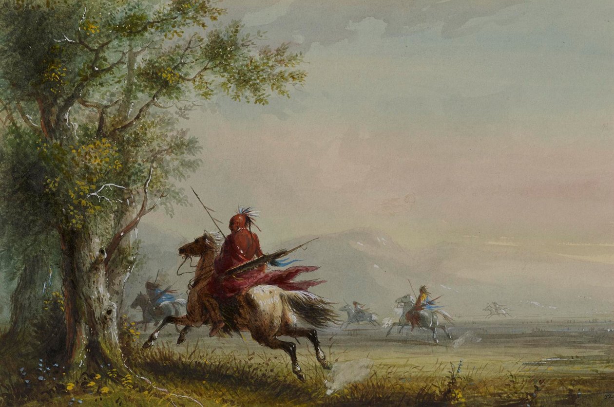 Verkenning door de Sioux door Alfred Jacob Miller