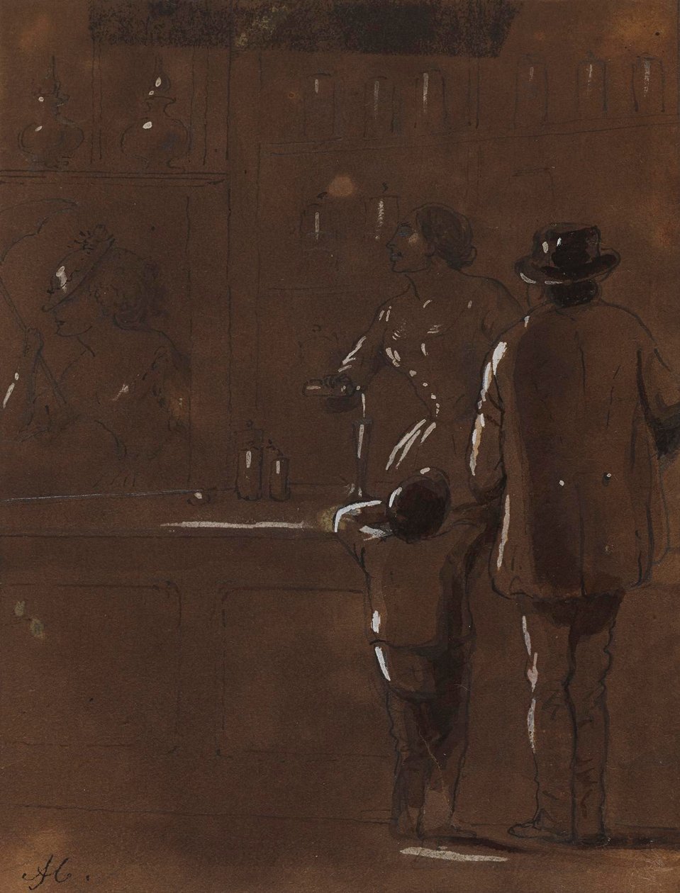 De apothekeres door Alfred Jacob Miller
