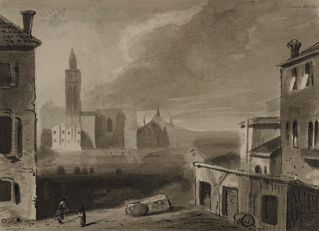Venetië door Alfred Jacob Miller