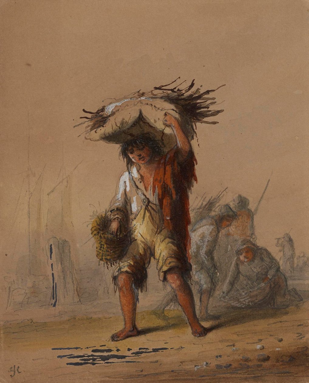 Wharf-raad door Alfred Jacob Miller