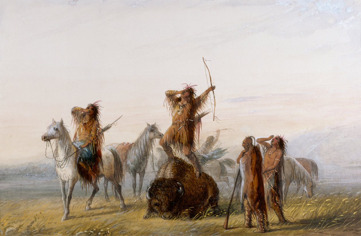 Triomfkreet door Alfred Jacob Miller