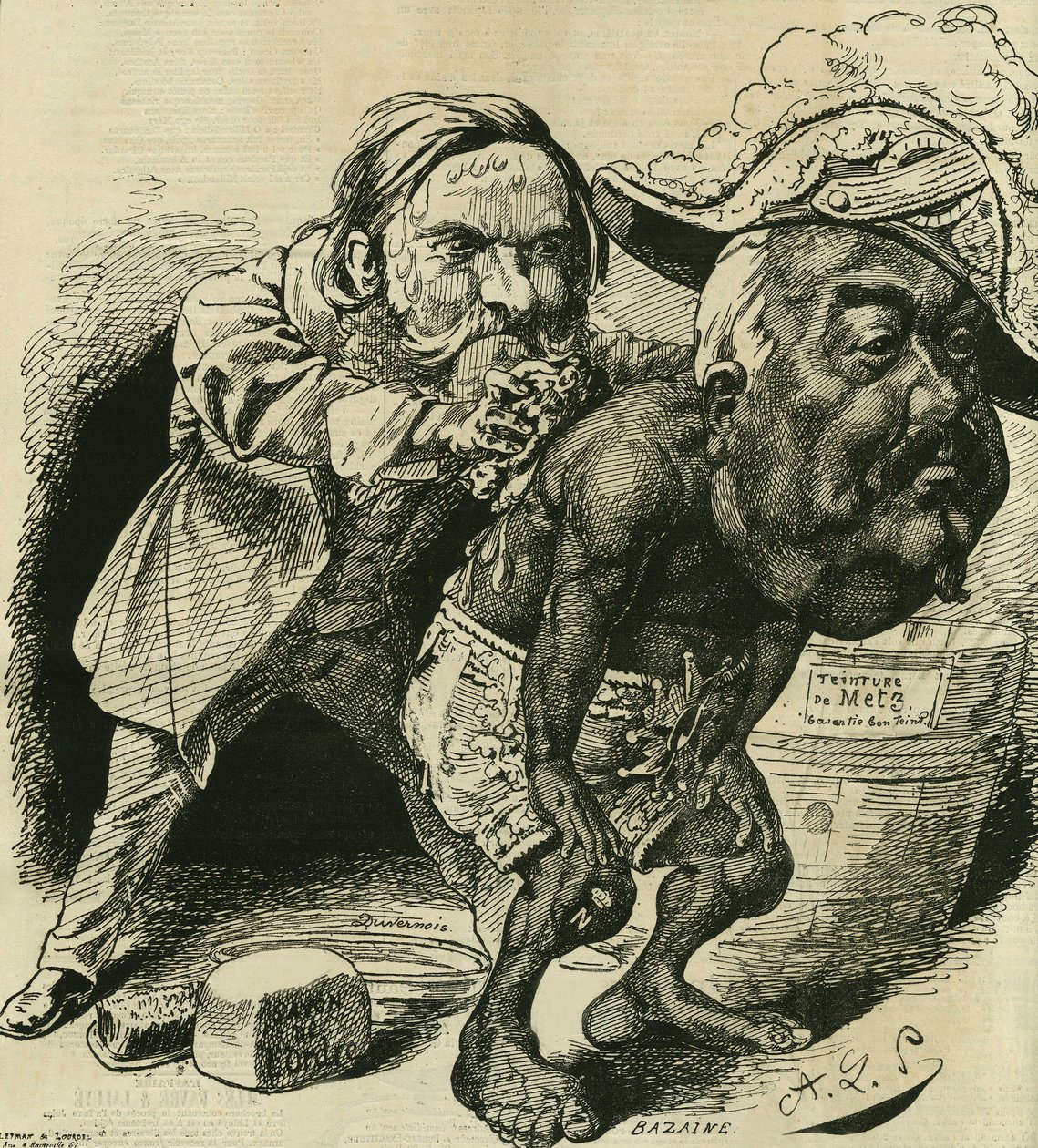Clement Duvernois (1836-1879), een Franse politicus, probeerde Francois Achille Bazaine (Francois-Achille) te zuiveren door Alfred Le Petit