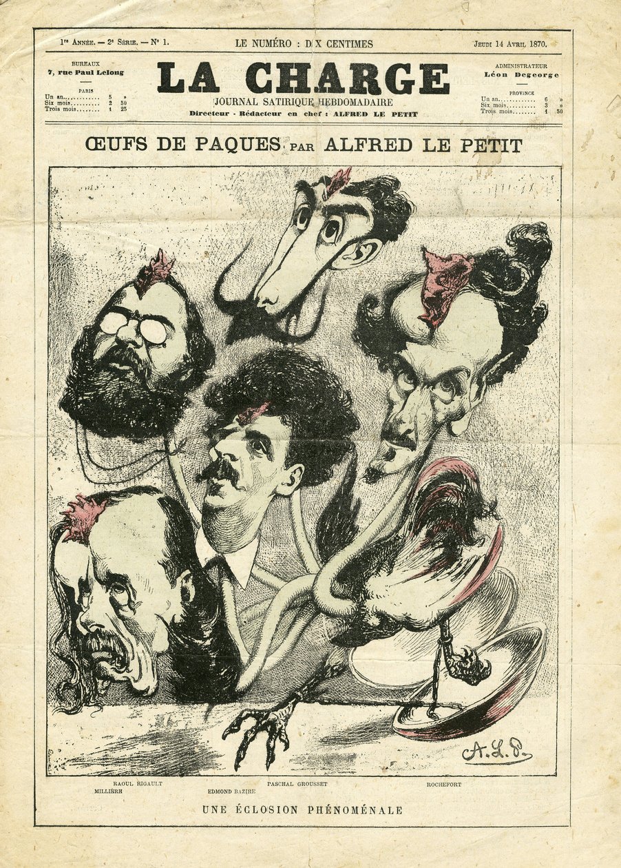 Illustratie van Alfred Le Pepetit in La Charge (1870) door Alfred Le Petit