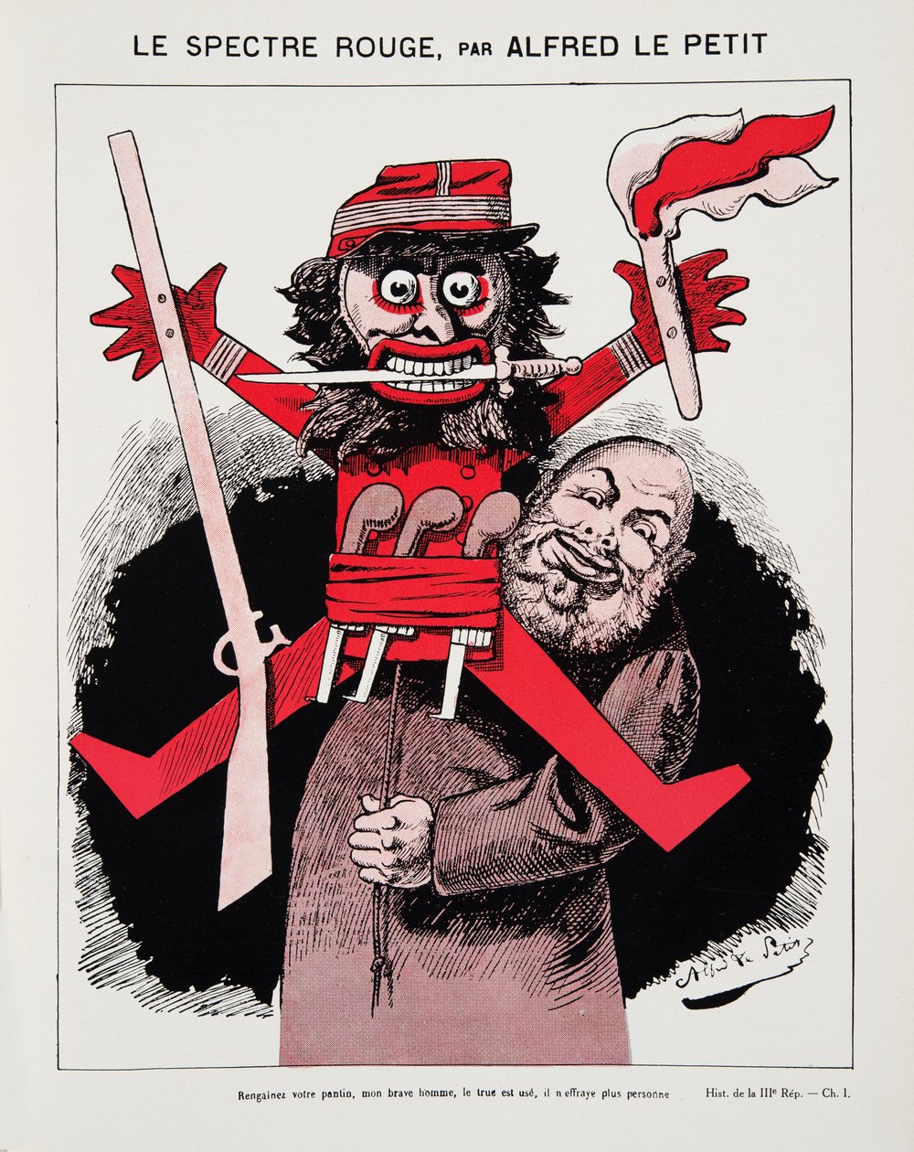Het Rode Spook, uit Histoire de la Troisieme Republique, Vol. I, l