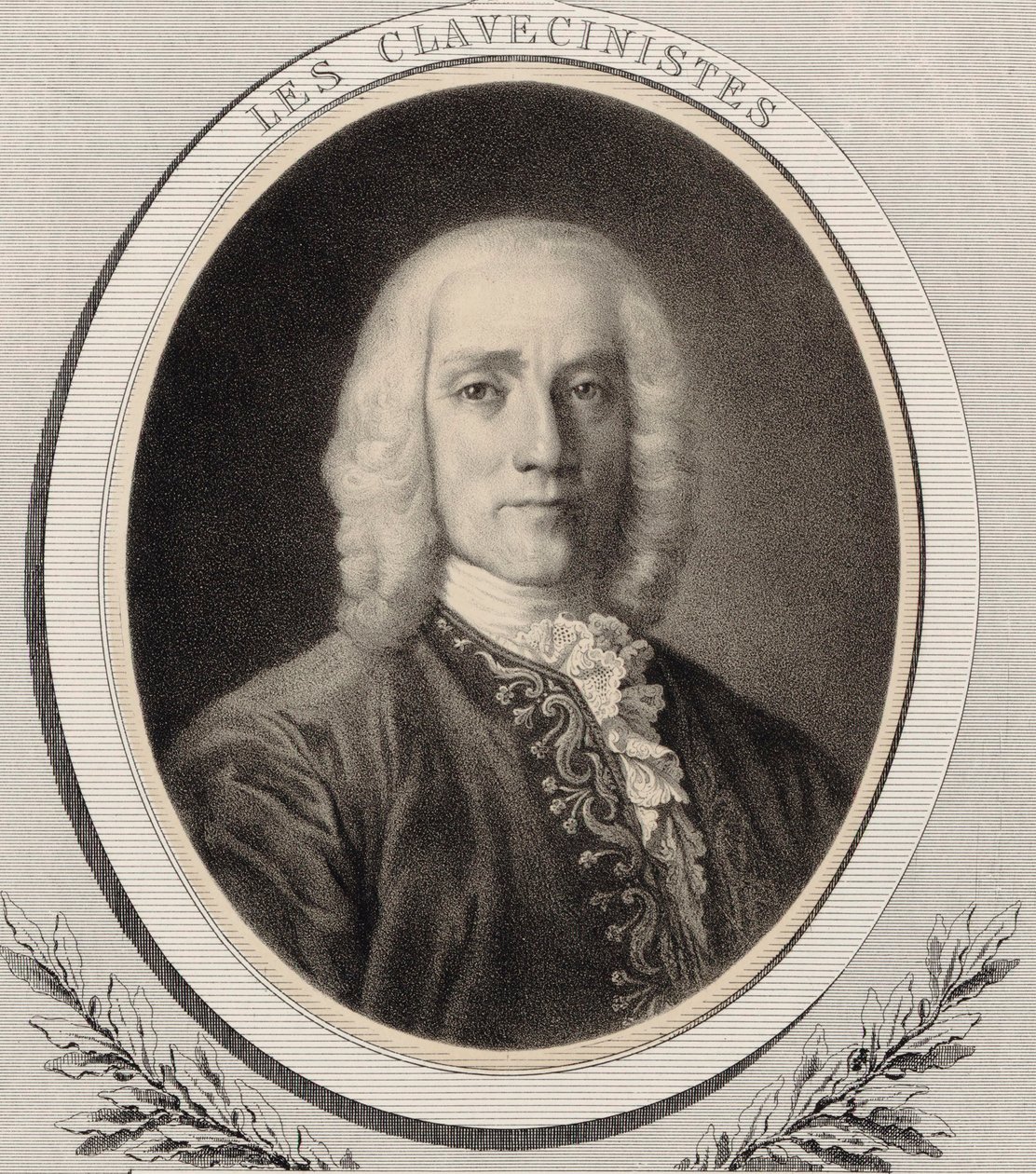 Portret van de componist Domenico Scarlatti 1685-1757, ca. 1850 door Alfred Lemoine