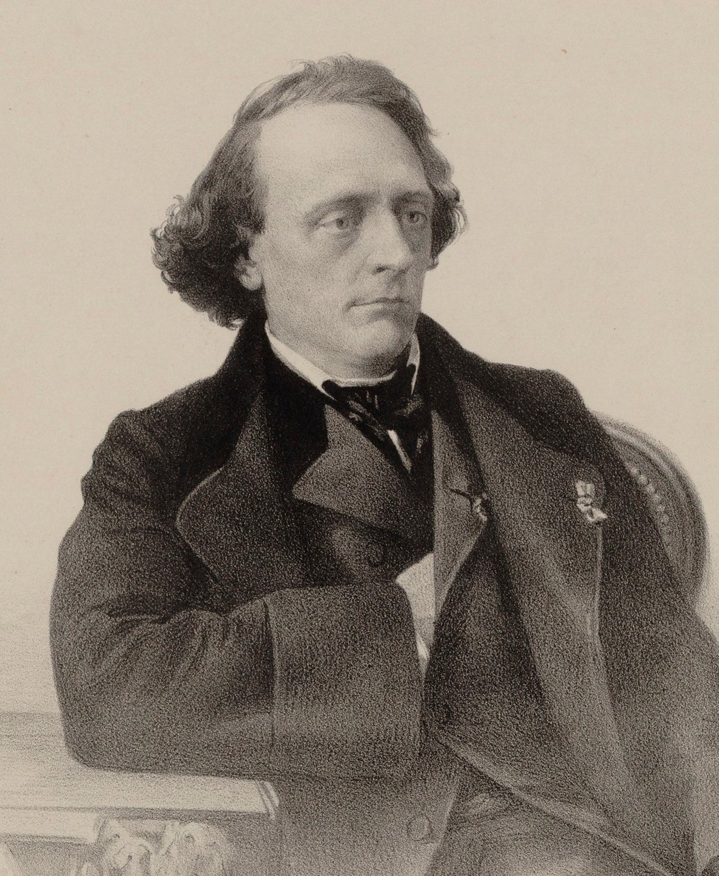 Portret van de pianist en componist Henry Litolff, 1858 door Alfred Lemoine