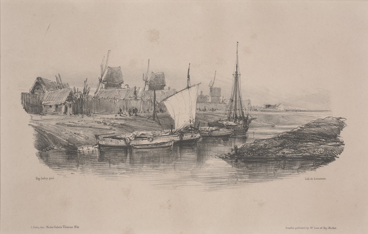 Kanaaloever, Laag-Bretagne door Alfred Leon Lemercier