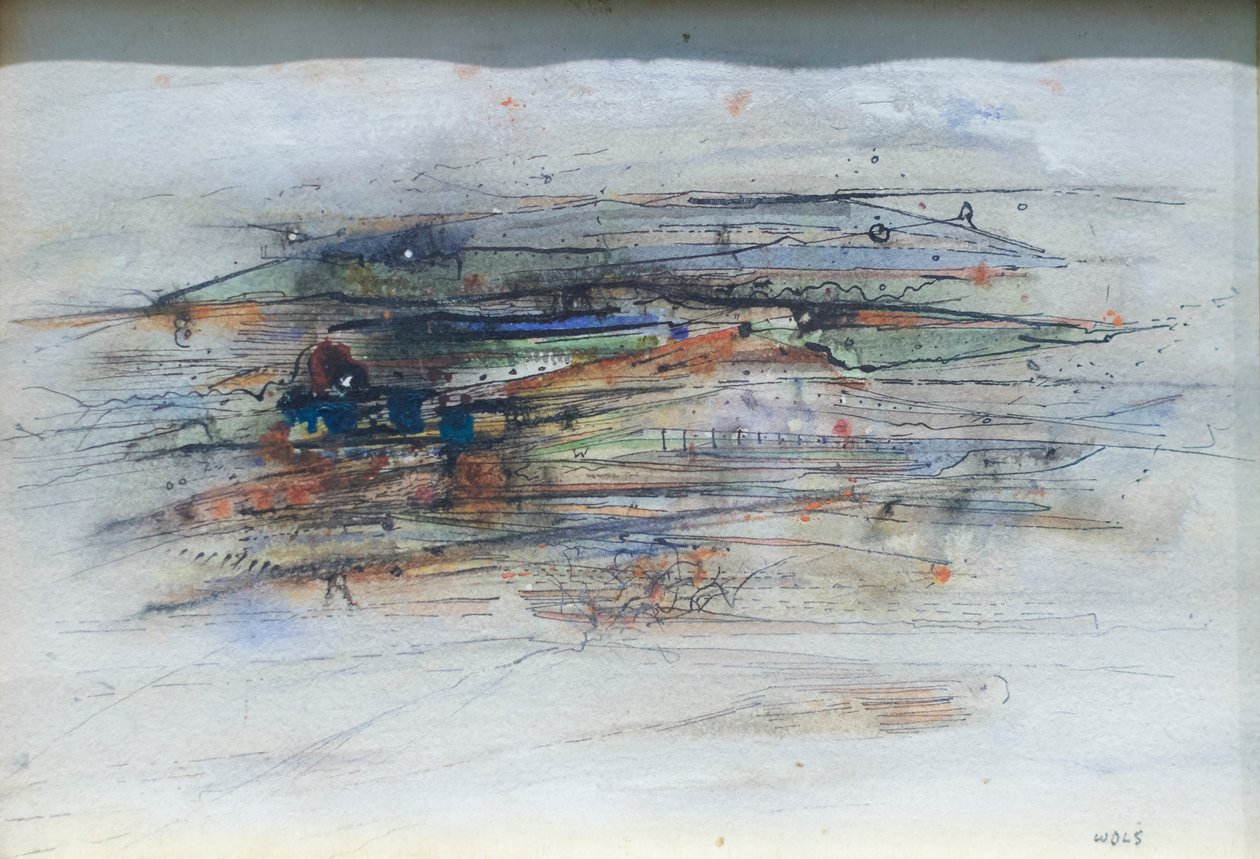 Compositie, begin jaren 1950 door Alfred Otto Wolfgang Schulze Wols