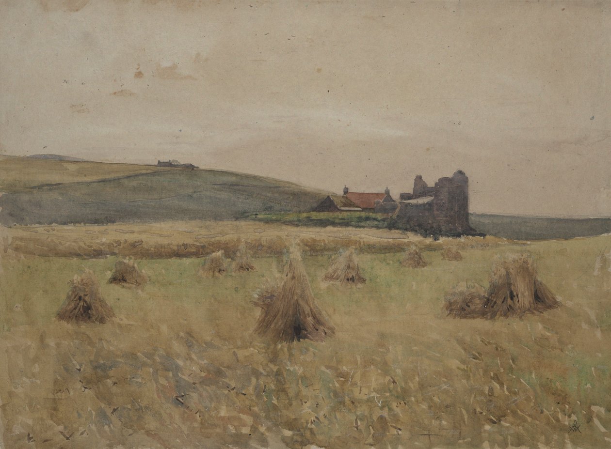 Korenveld door Alfred R. Waud