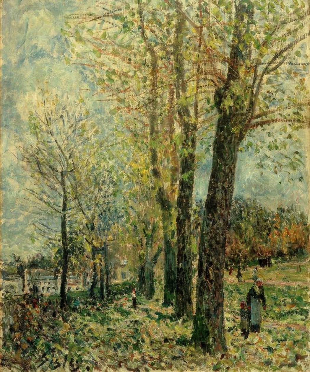 A. Sisley, Landschap in de omgeving van Moret door Alfred Sisley