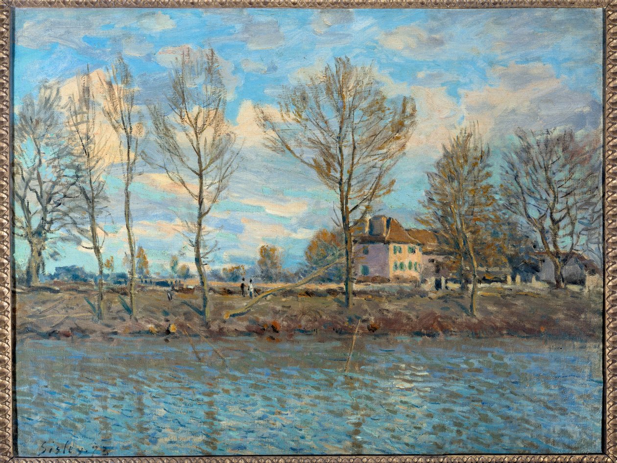 Île de la Grande Jatte; Neuilly-sur-Seine door Alfred Sisley