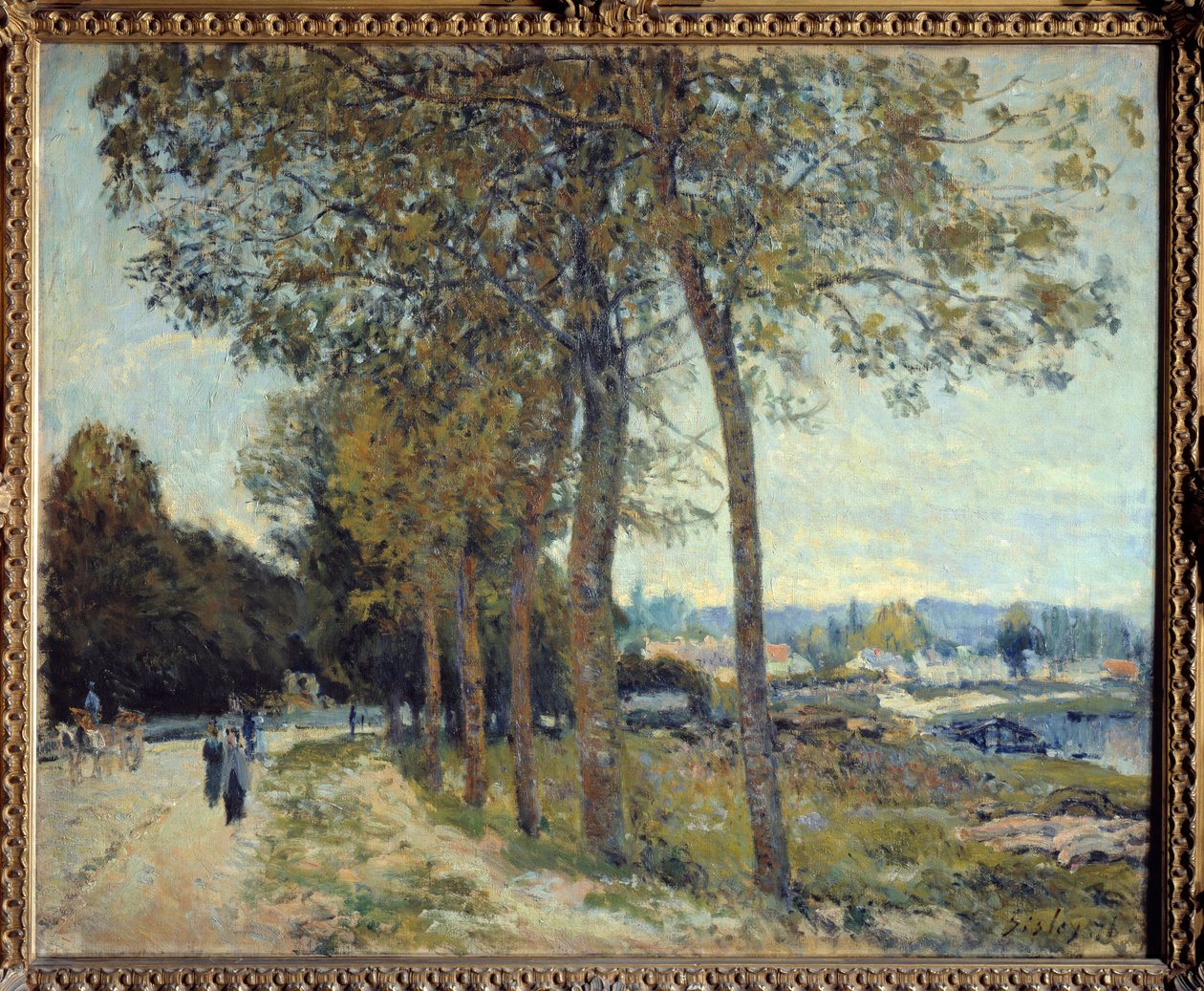 De Seine bij Marly door Alfred Sisley