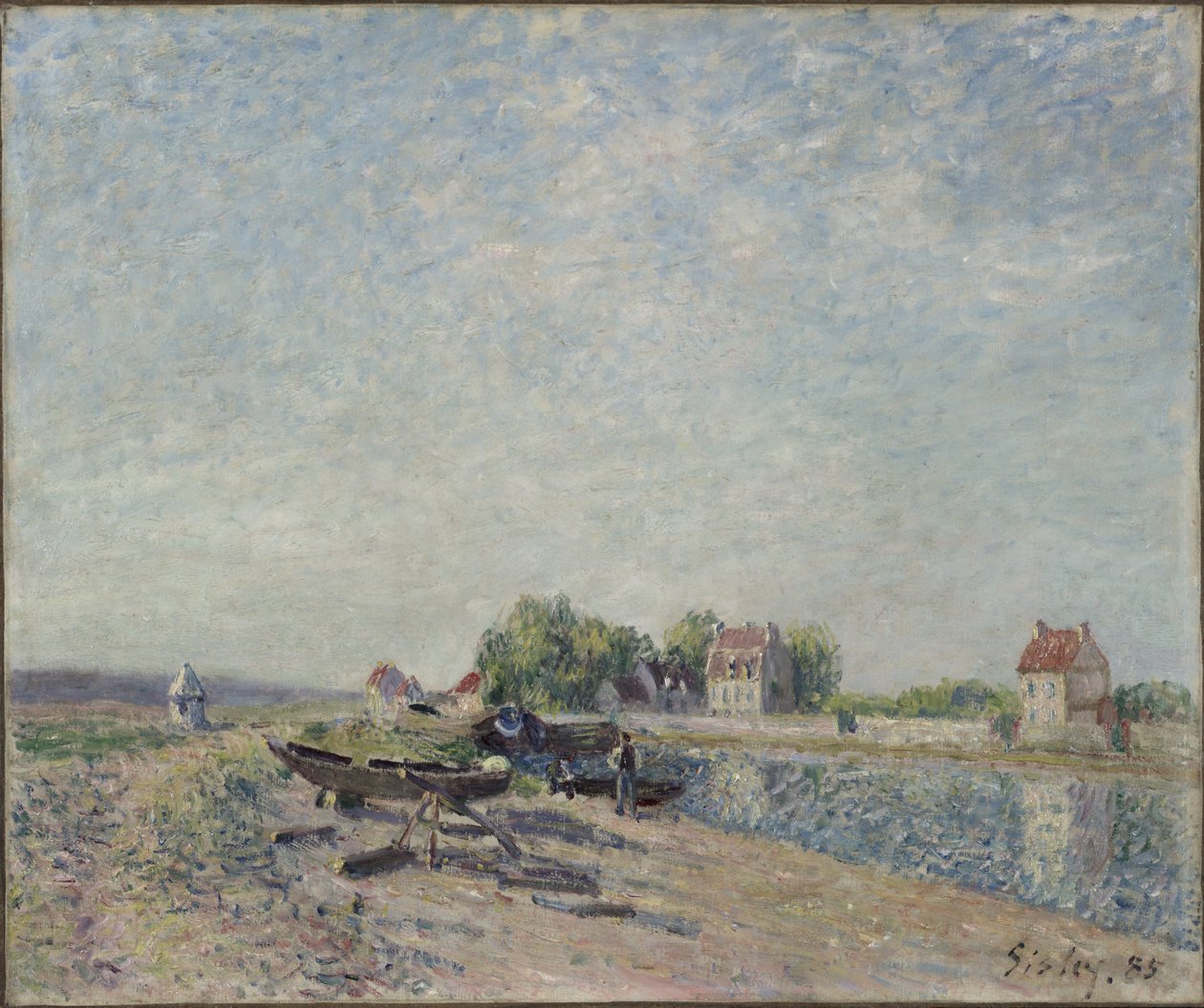 Saint-Mammès, Loing Kanaal door Alfred Sisley