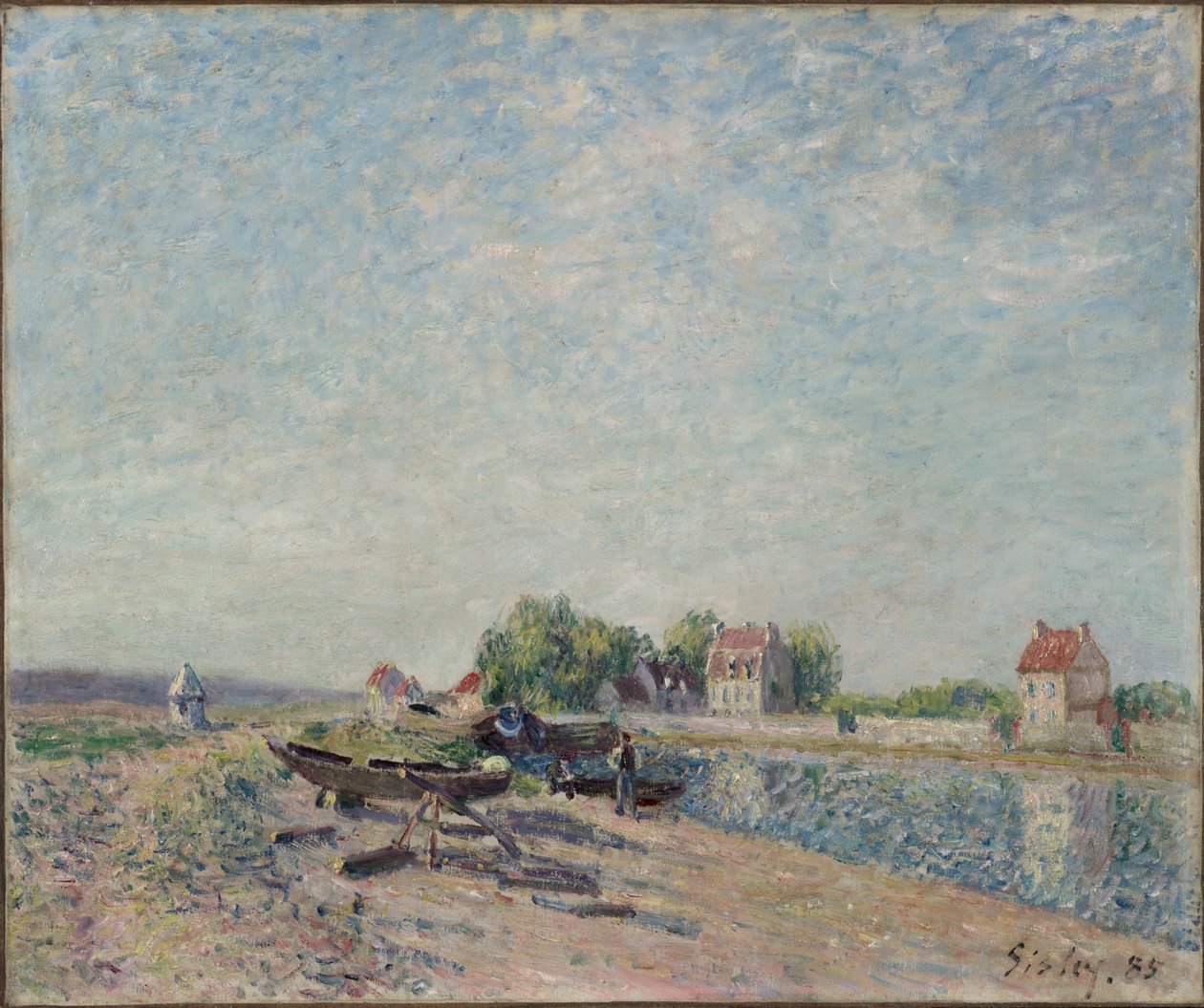 Saint-Mammès, Loing-kanaal door Alfred Sisley