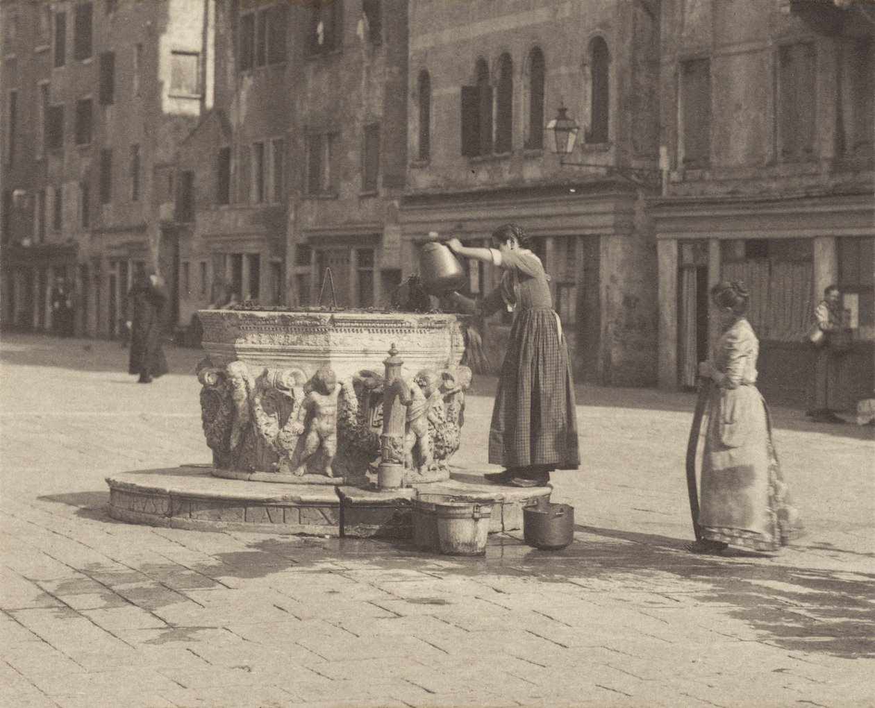 Een Venetiaanse put door Alfred Stieglitz