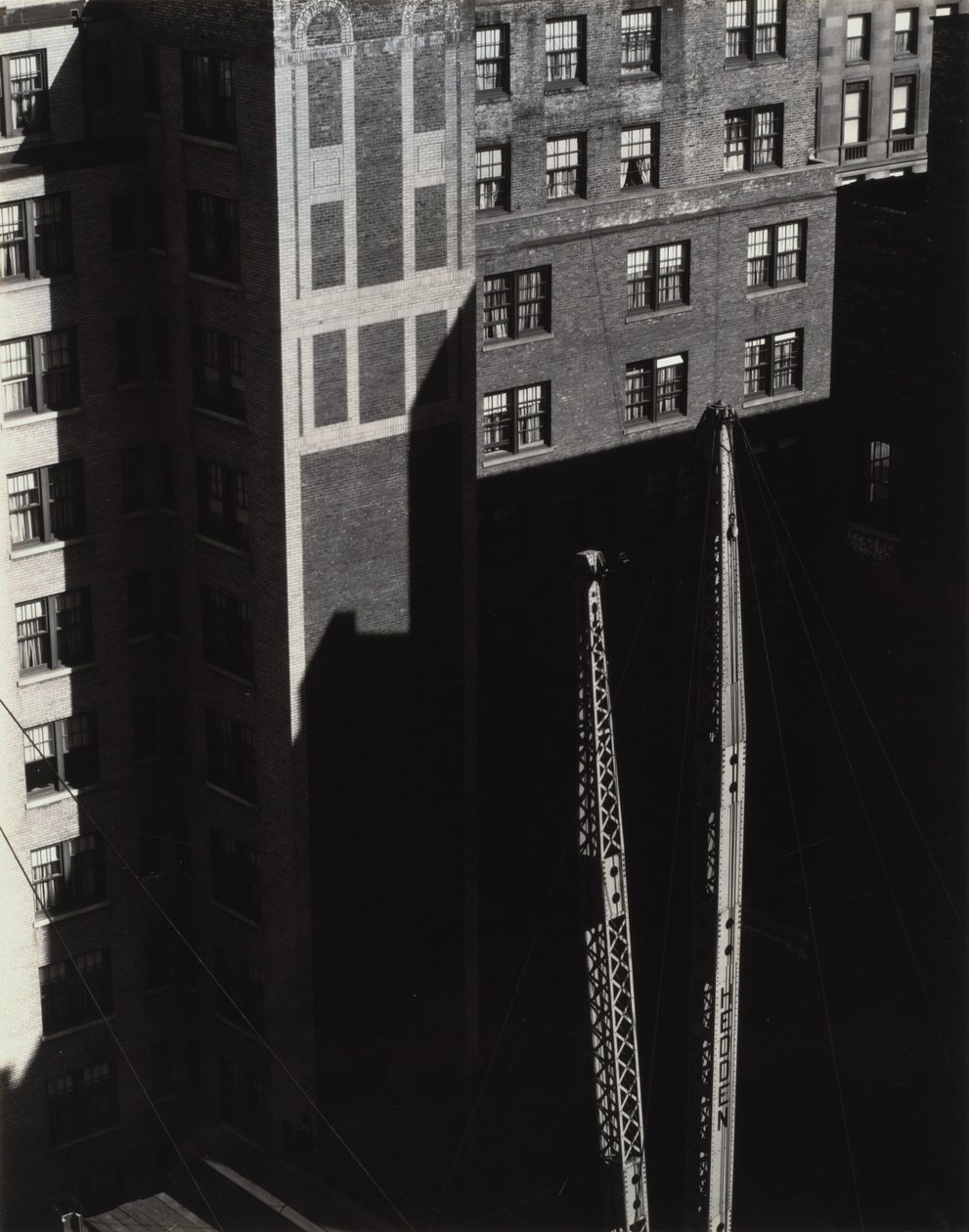 Vanuit mijn raam bij An American Place, Noord door Alfred Stieglitz