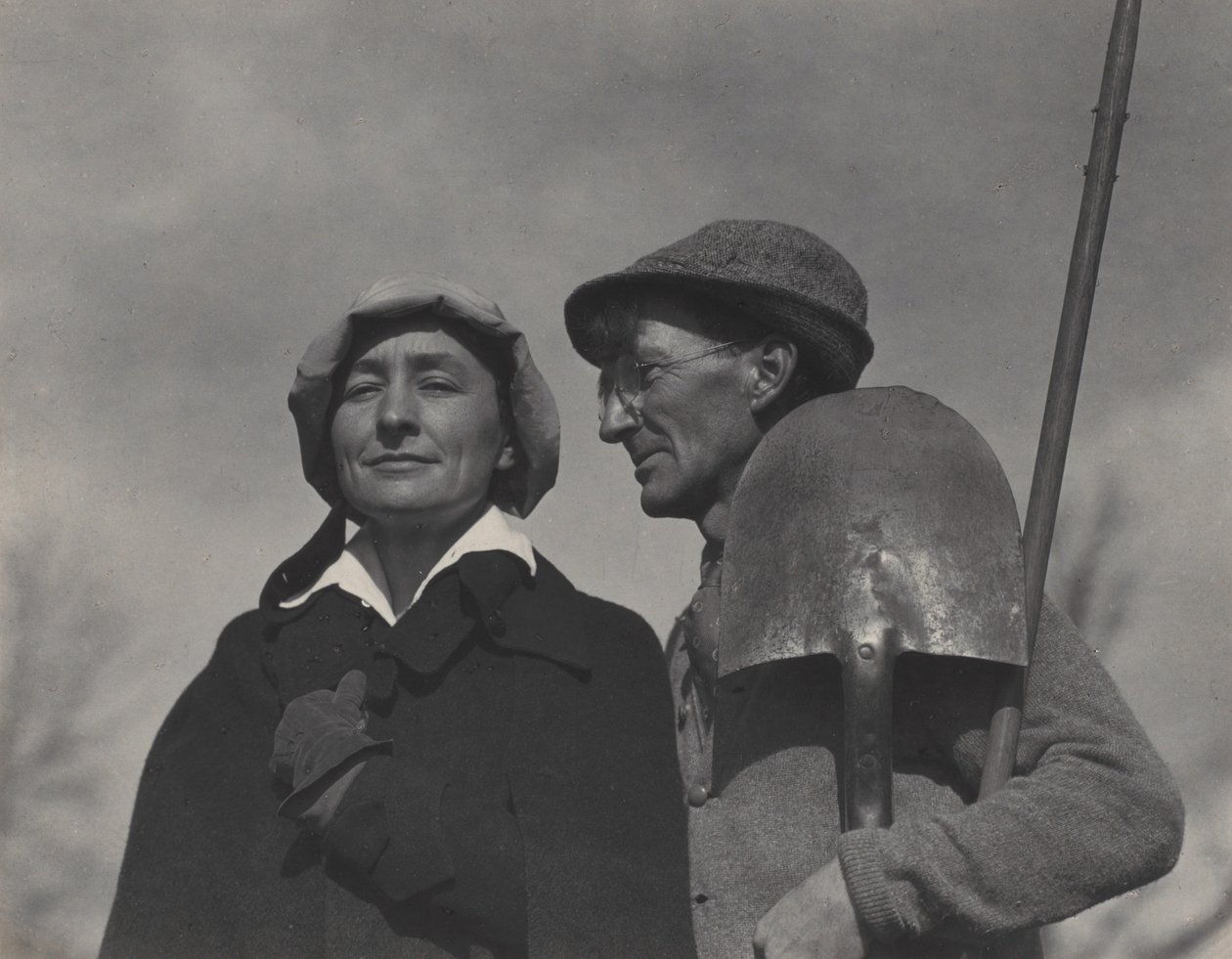 Georgia O’Keeffe en Donald Davidson door Alfred Stieglitz