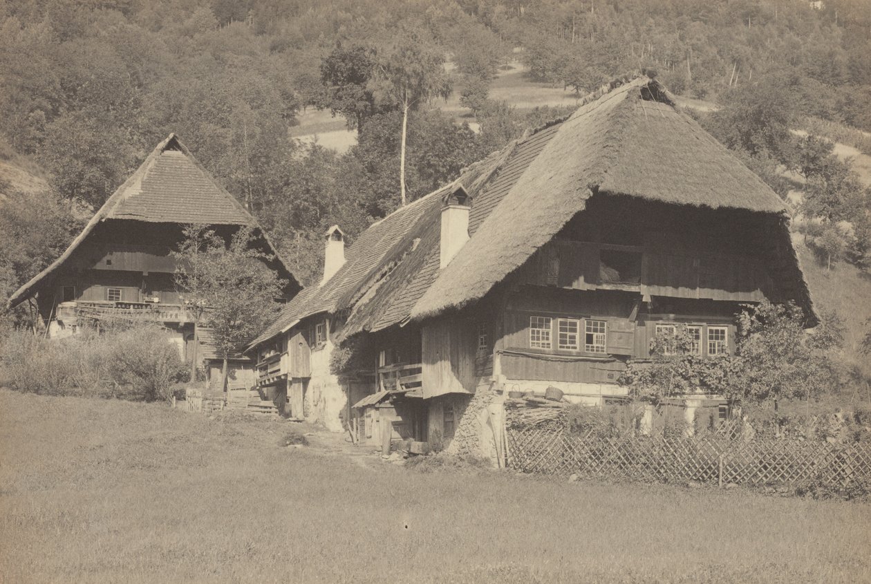 Gutach-huizen door Alfred Stieglitz