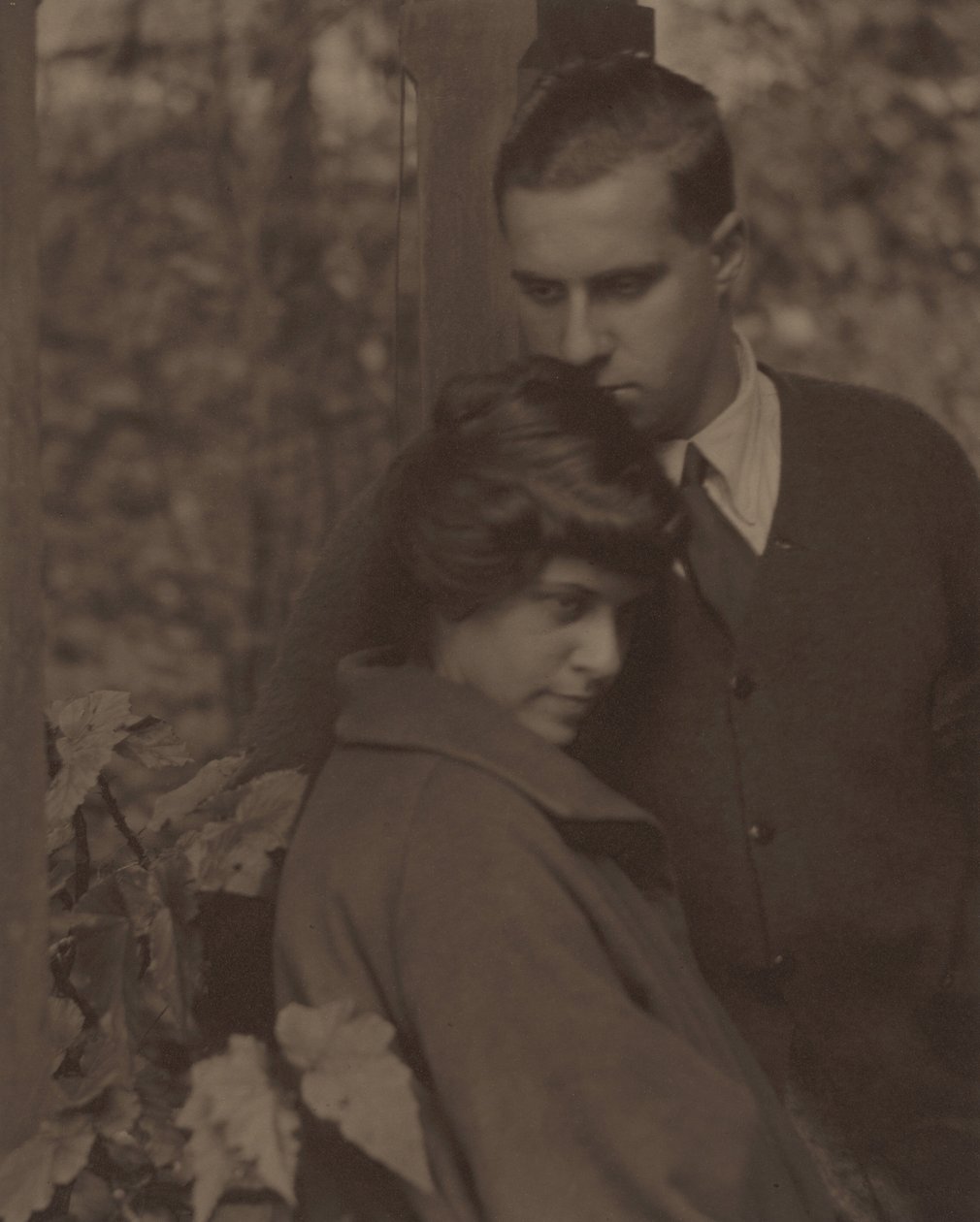 Kitty Stieglitz en Edward Stieglitz door Alfred Stieglitz