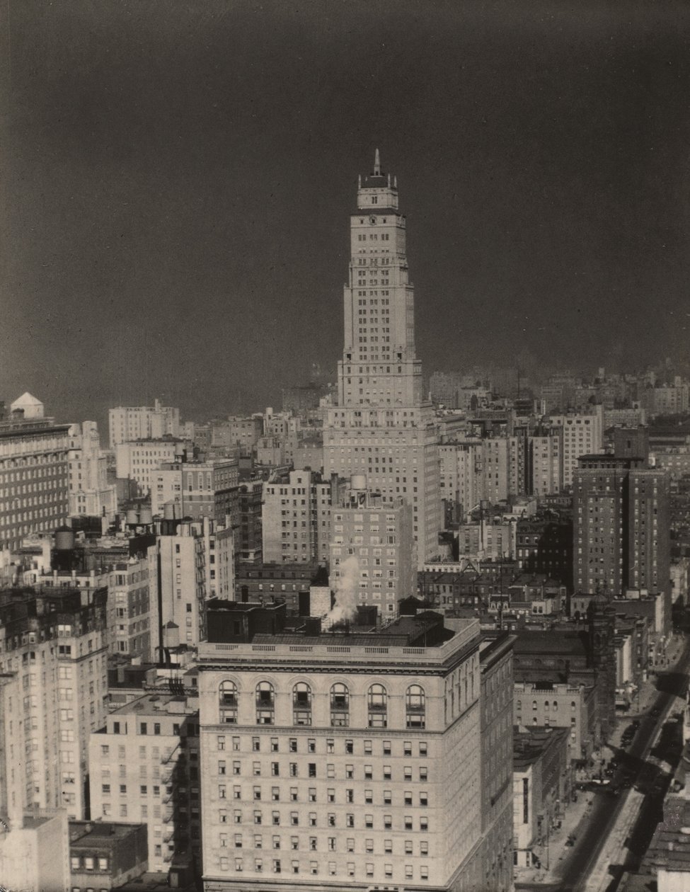 Uitzicht naar het noorden vanuit kamer 3003, Shelton Hotel, New York door Alfred Stieglitz