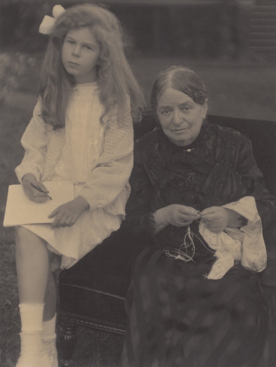 Ma en Georgia Engelhard door Alfred Stieglitz