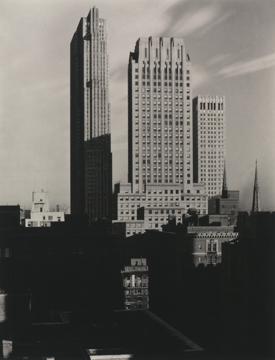 New York vanuit de Shelton door Alfred Stieglitz