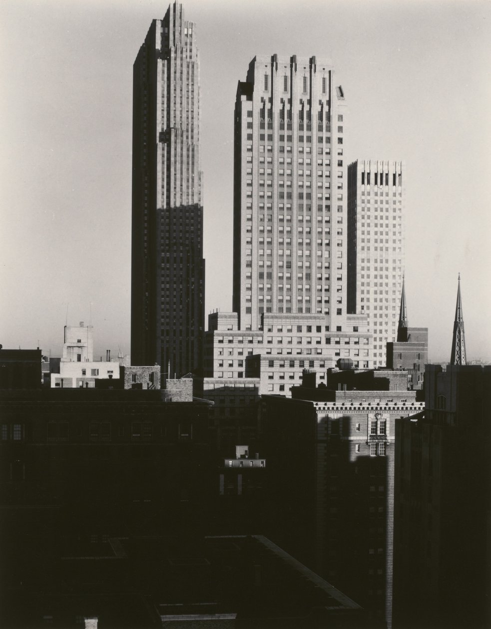 New York vanuit de Shelton door Alfred Stieglitz